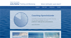 Desktop Screenshot of juttanather.de