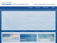Tablet Screenshot of juttanather.de